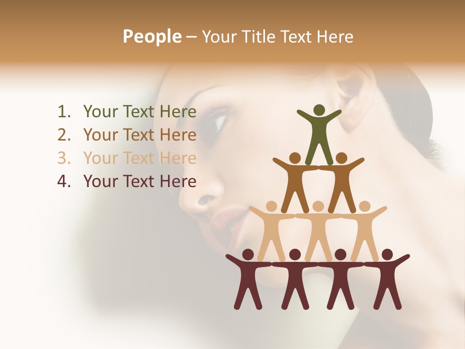 Woman Purity Complexion PowerPoint Template