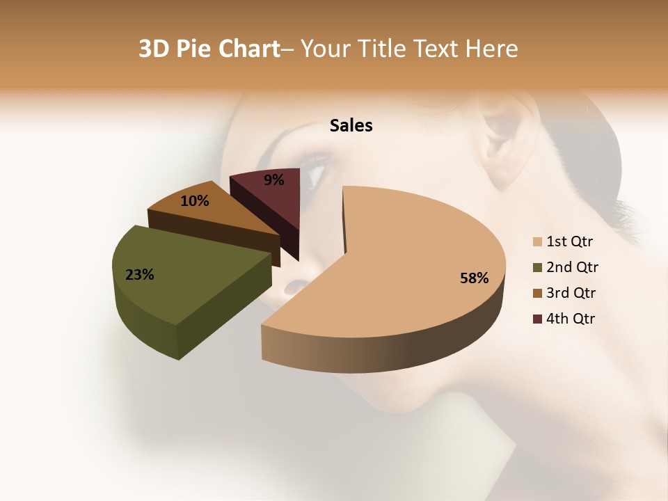 Woman Purity Complexion PowerPoint Template