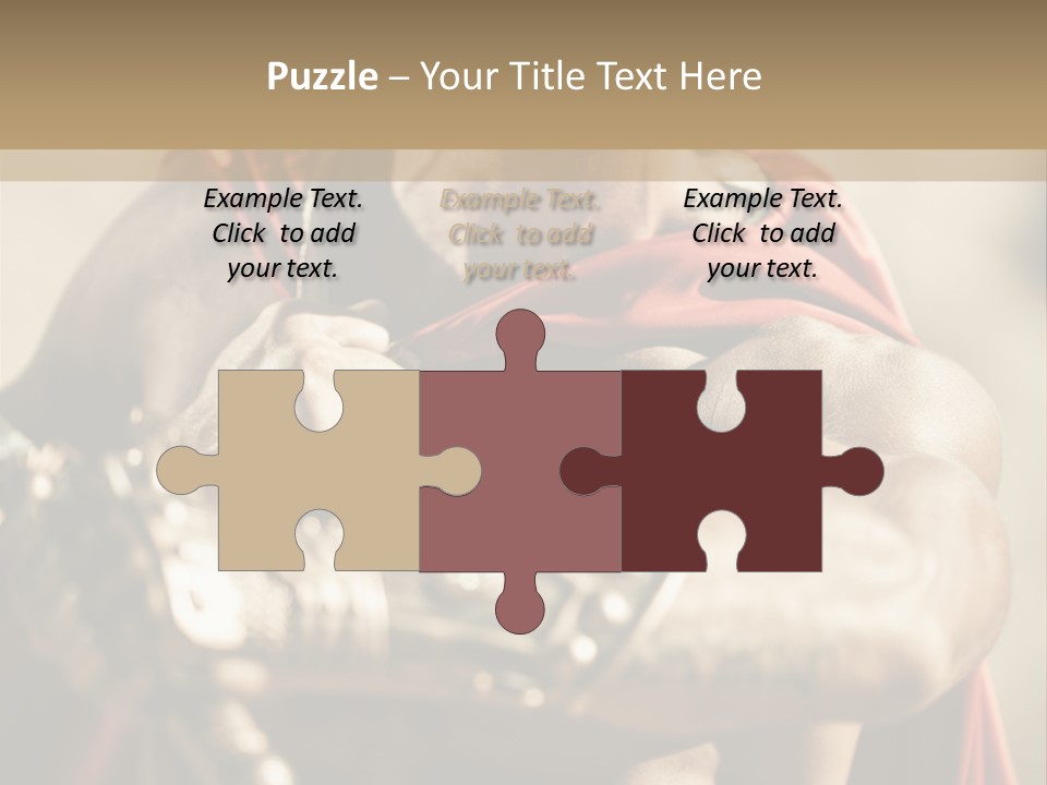 Powerful Male Word PowerPoint Template