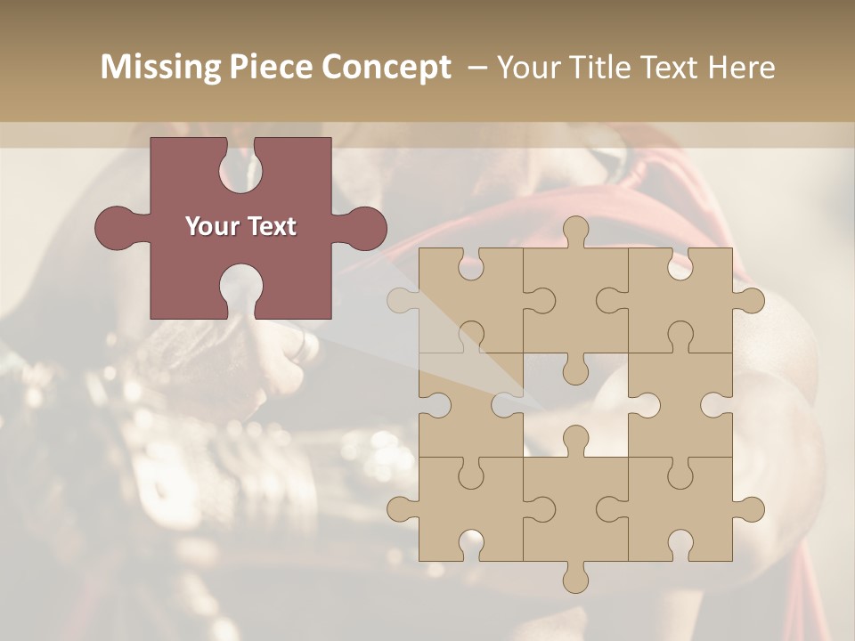 Powerful Male Word PowerPoint Template