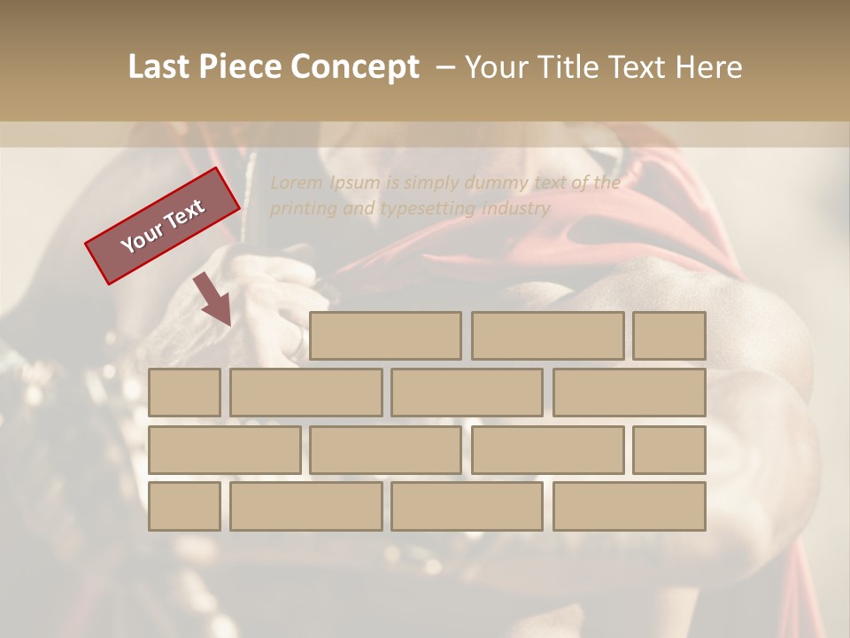 Powerful Male Word PowerPoint Template