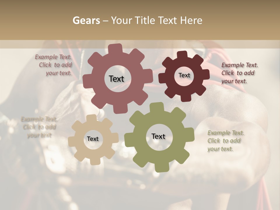 Powerful Male Word PowerPoint Template