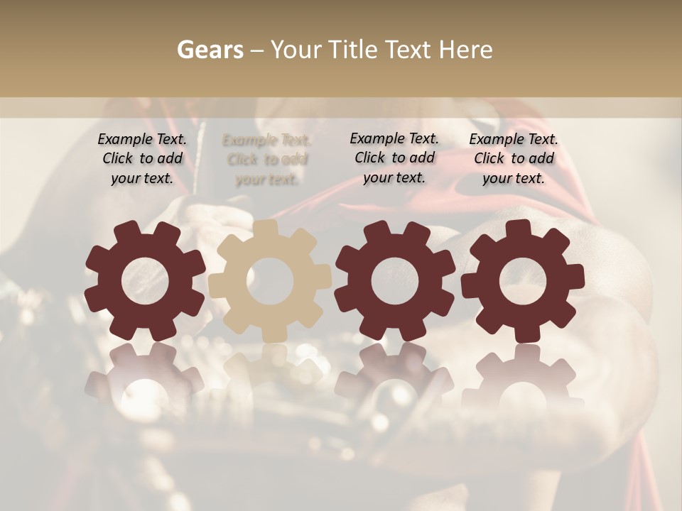 Powerful Male Word PowerPoint Template