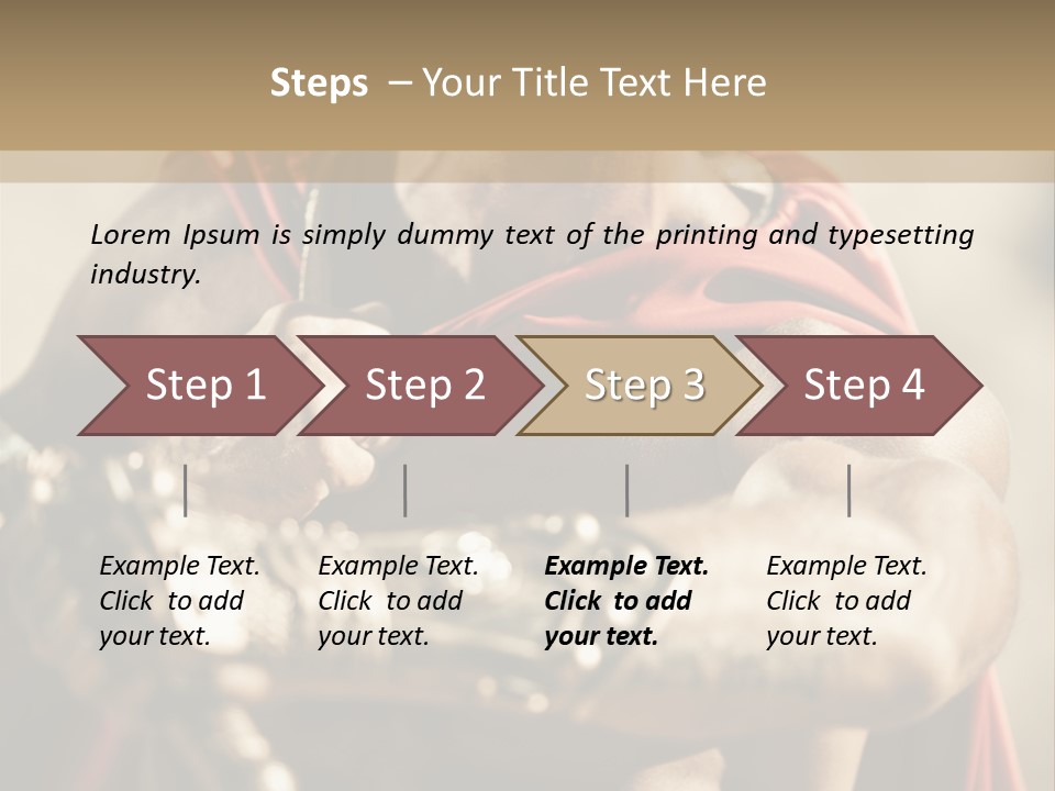 Powerful Male Word PowerPoint Template