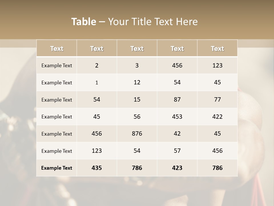 Powerful Male Word PowerPoint Template