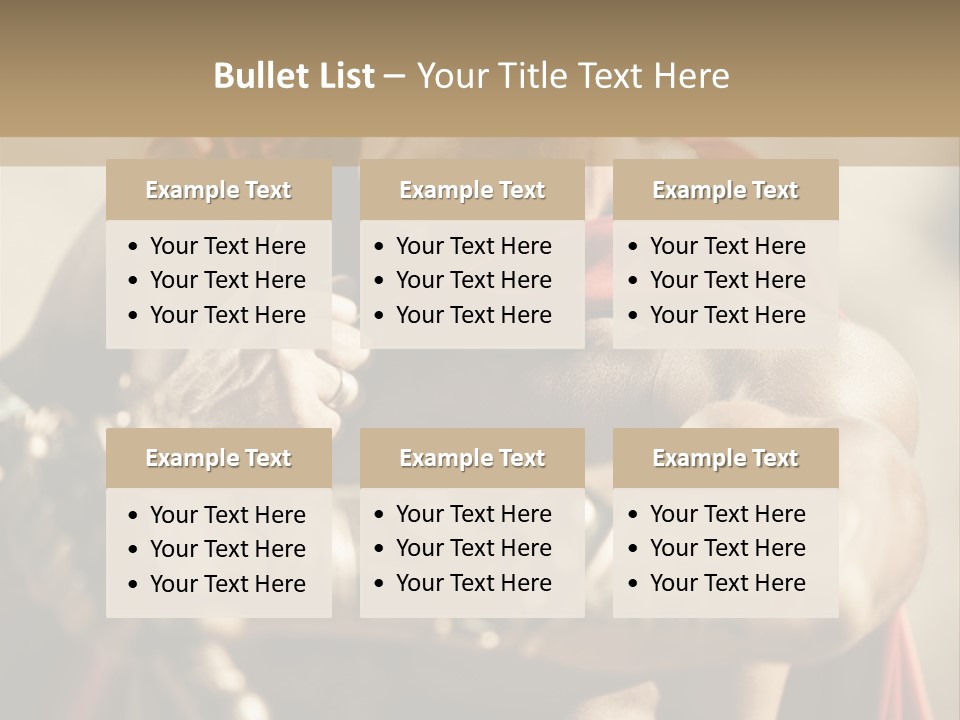 Powerful Male Word PowerPoint Template