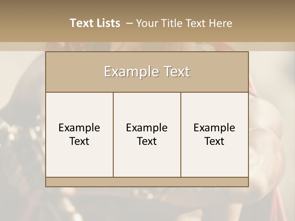 Powerful Male Word PowerPoint Template