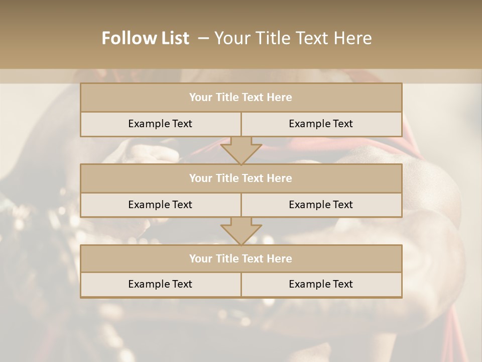 Powerful Male Word PowerPoint Template