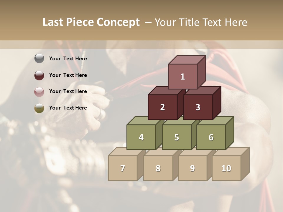 Powerful Male Word PowerPoint Template