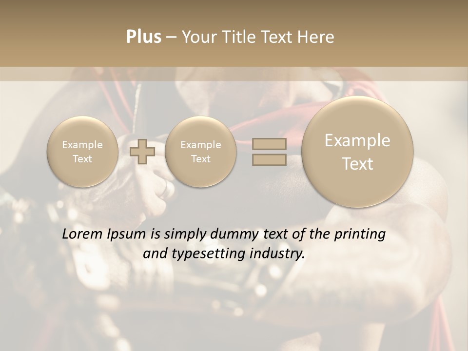 Powerful Male Word PowerPoint Template