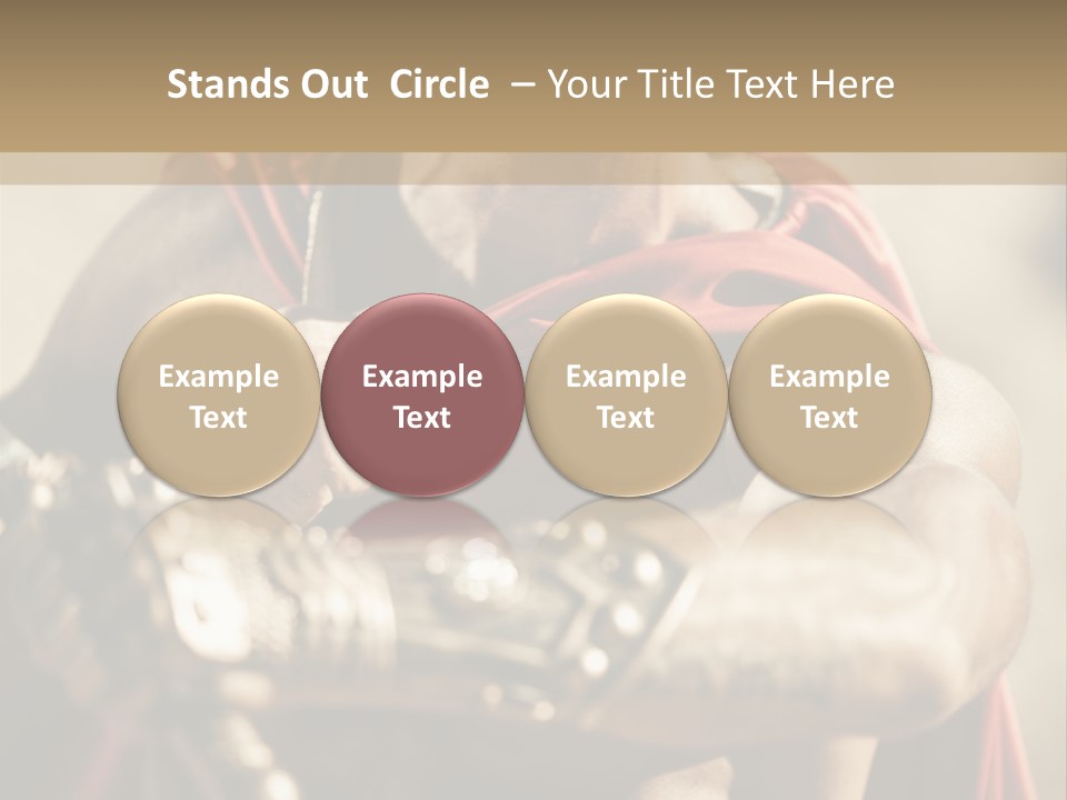 Powerful Male Word PowerPoint Template