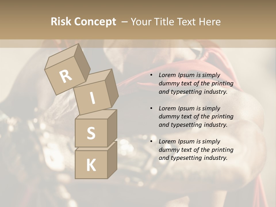 Powerful Male Word PowerPoint Template