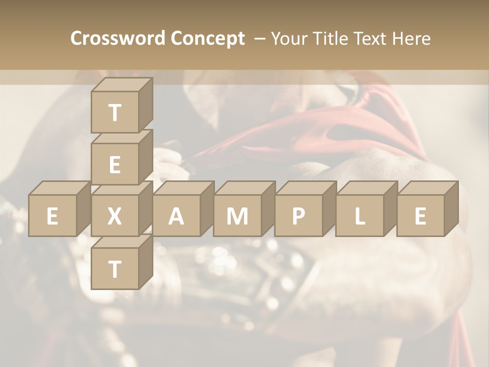 Powerful Male Word PowerPoint Template