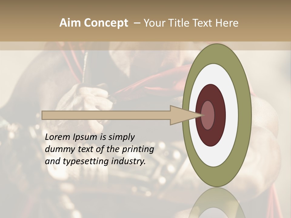 Powerful Male Word PowerPoint Template