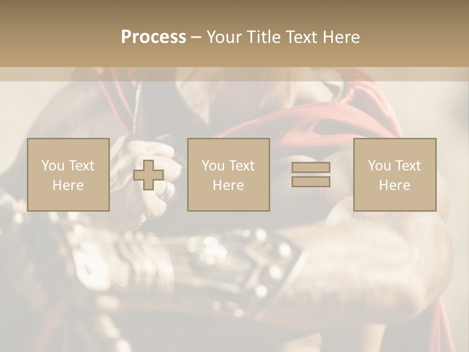Powerful Male Word PowerPoint Template