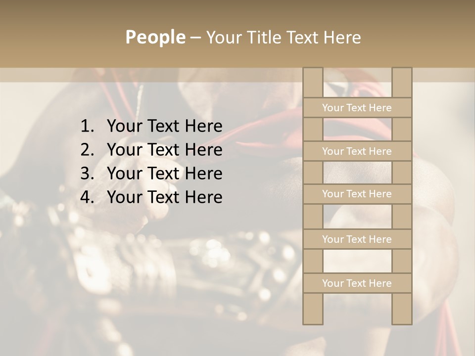 Powerful Male Word PowerPoint Template