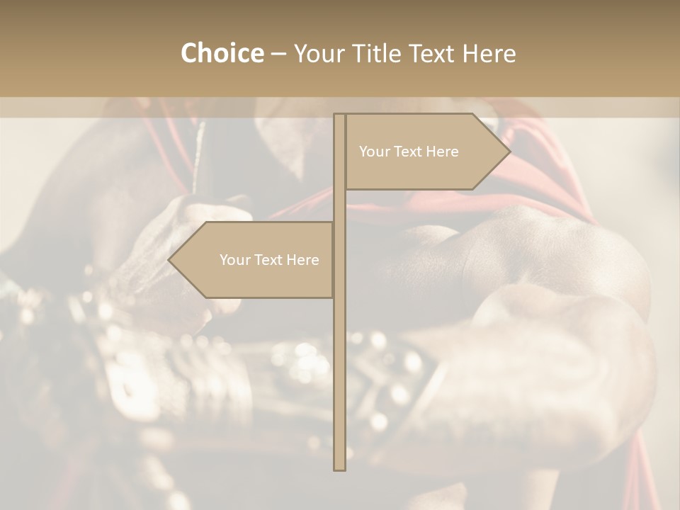 Powerful Male Word PowerPoint Template