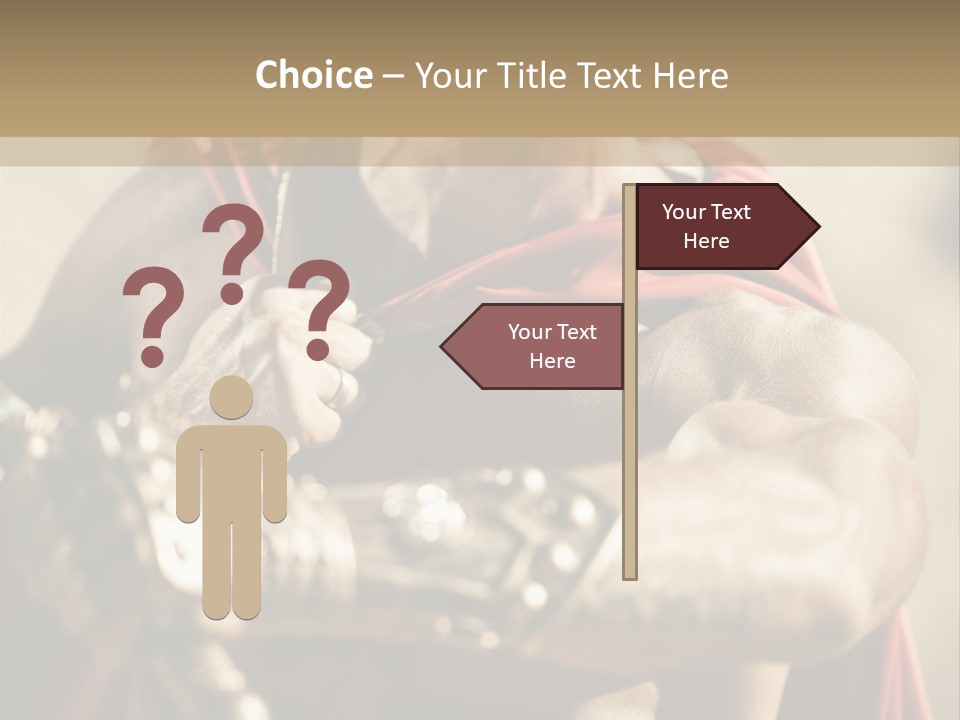 Powerful Male Word PowerPoint Template