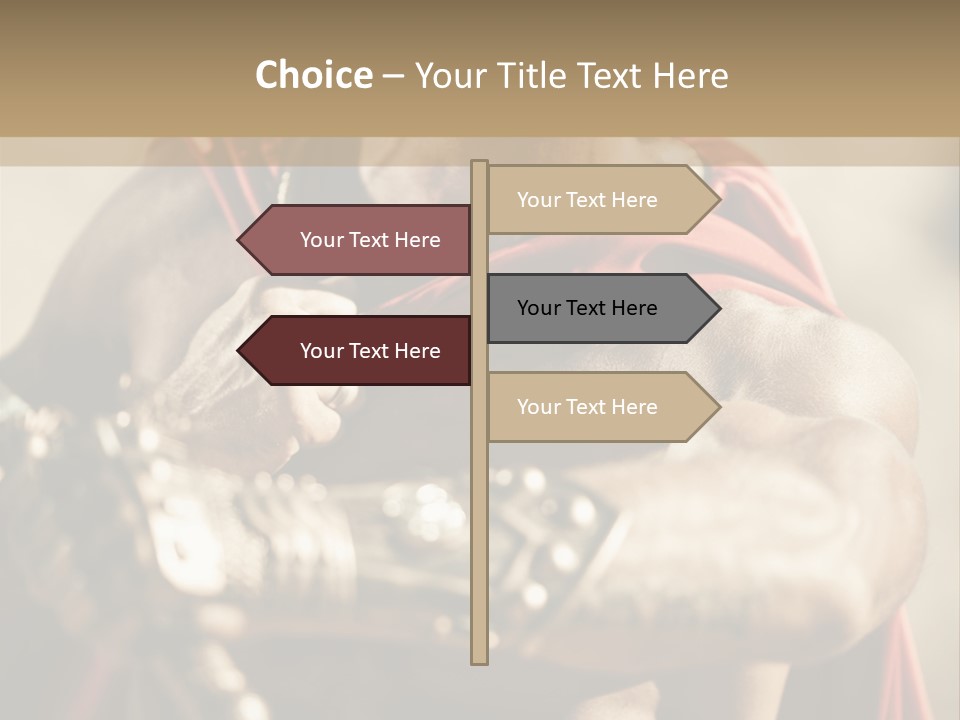 Powerful Male Word PowerPoint Template