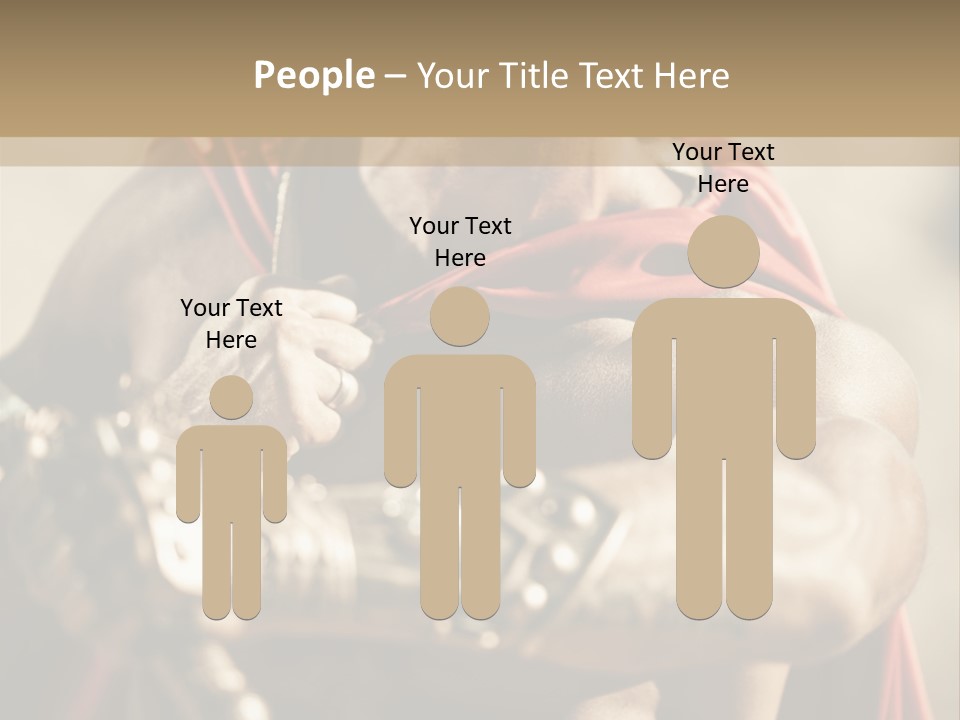 Powerful Male Word PowerPoint Template