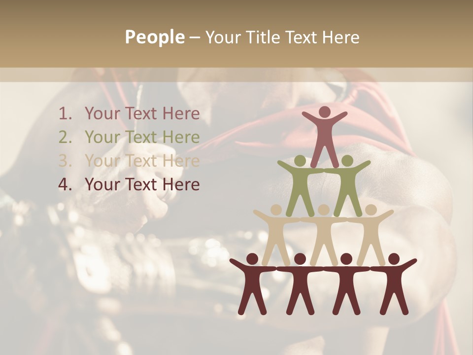 Powerful Male Word PowerPoint Template