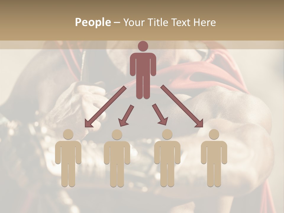 Powerful Male Word PowerPoint Template