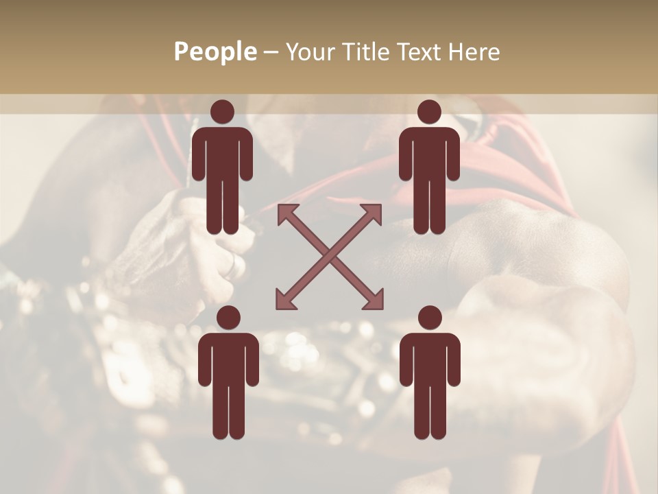 Powerful Male Word PowerPoint Template