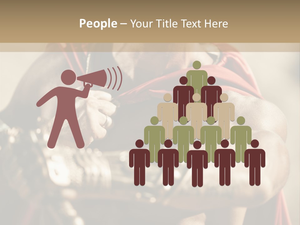 Powerful Male Word PowerPoint Template