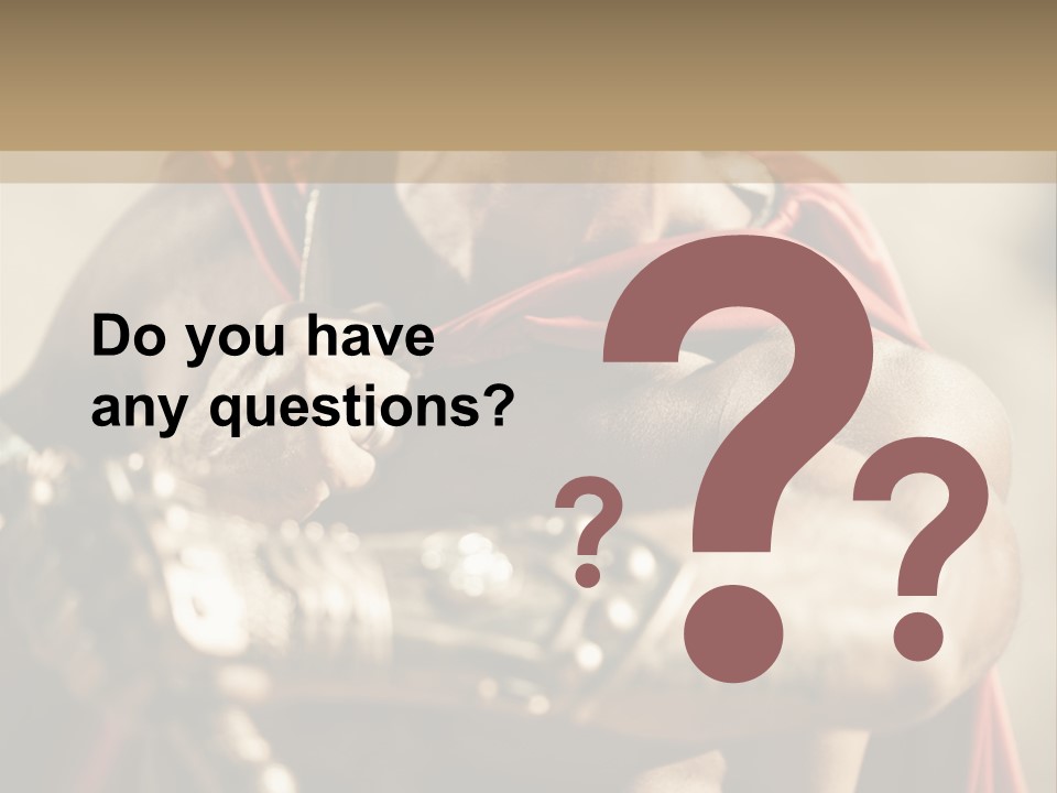 Powerful Male Word PowerPoint Template