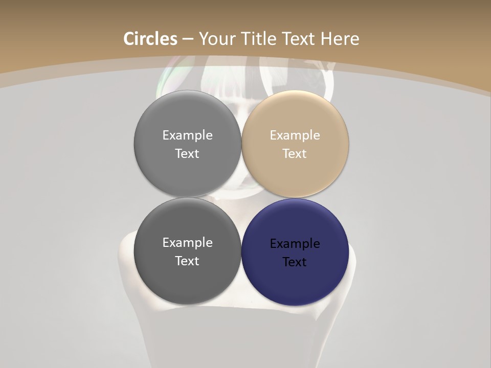 Body Aura Portrait PowerPoint Template