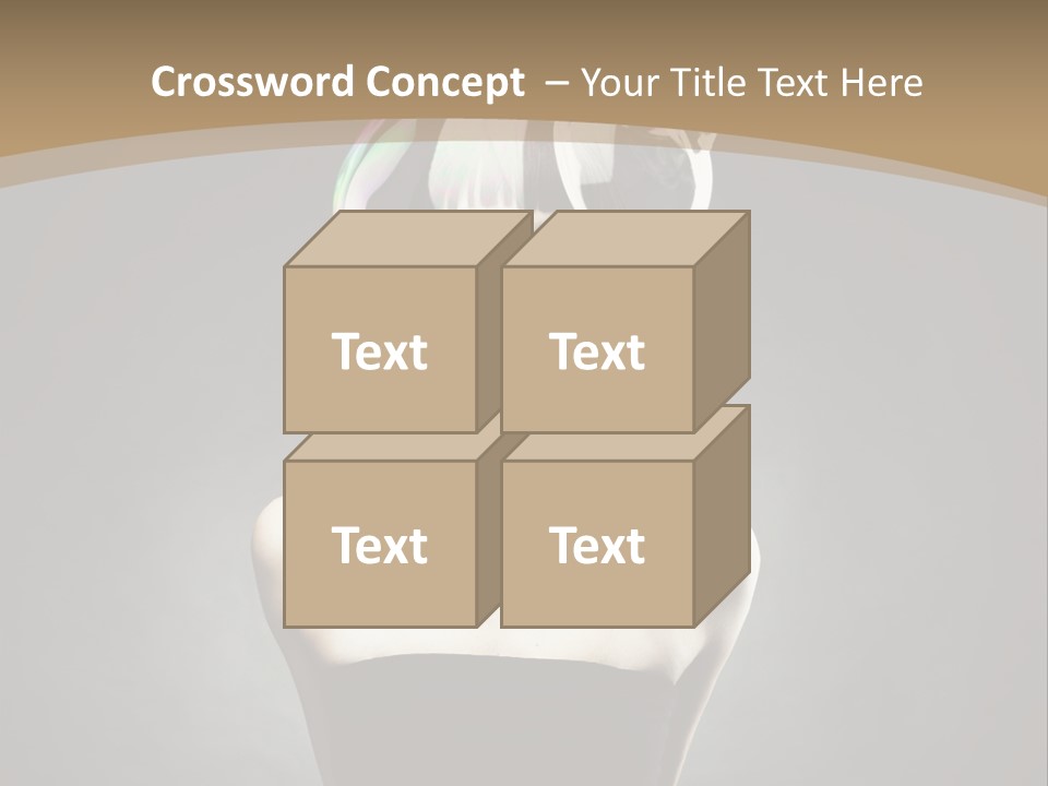 Body Aura Portrait PowerPoint Template