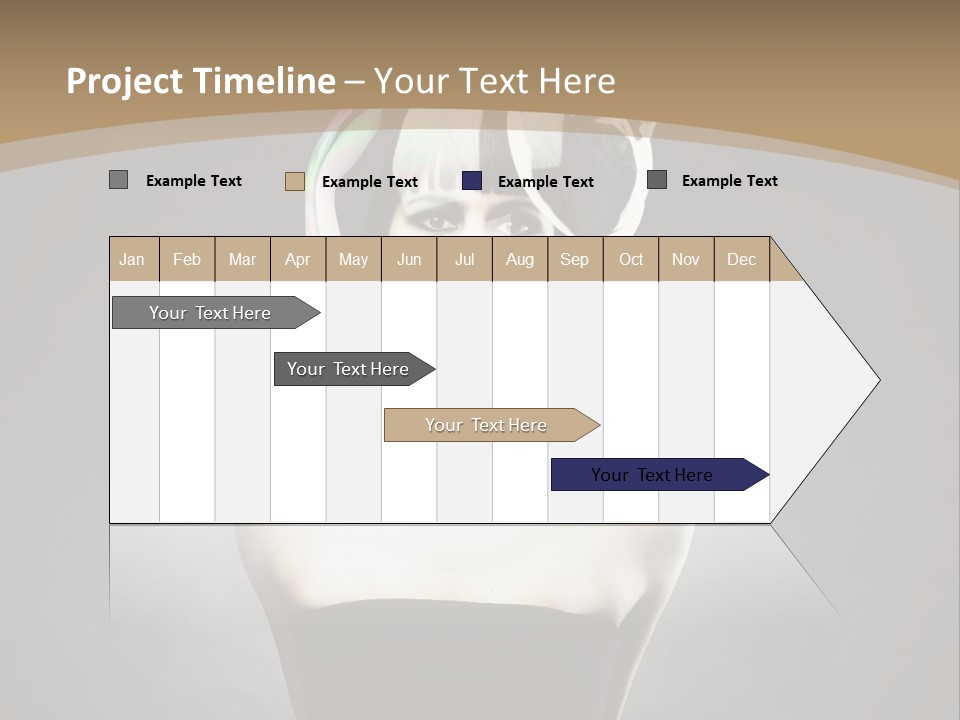 Body Aura Portrait PowerPoint Template