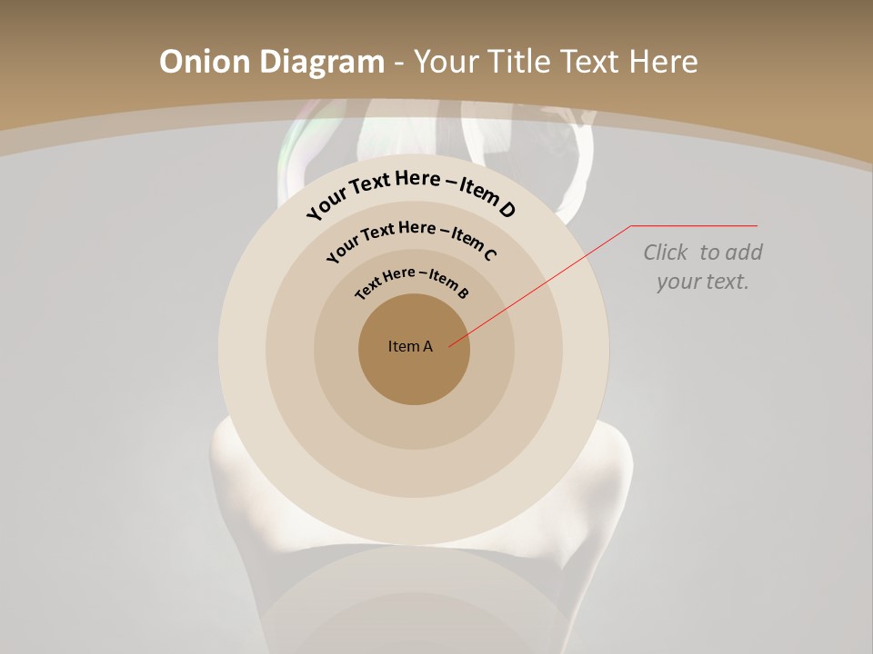 Body Aura Portrait PowerPoint Template