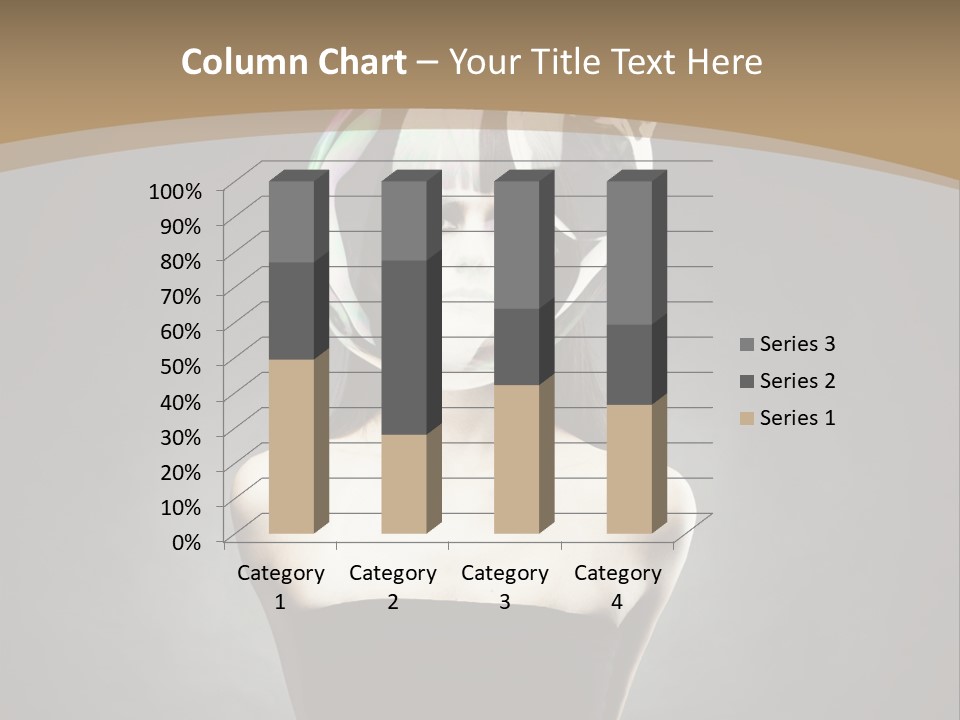 Body Aura Portrait PowerPoint Template
