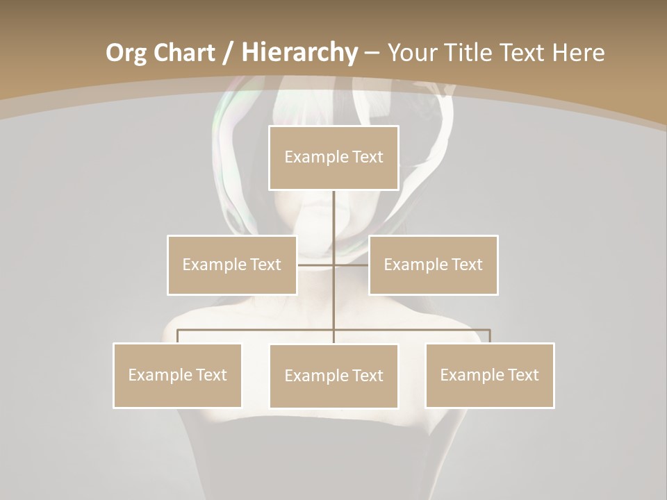 Body Aura Portrait PowerPoint Template