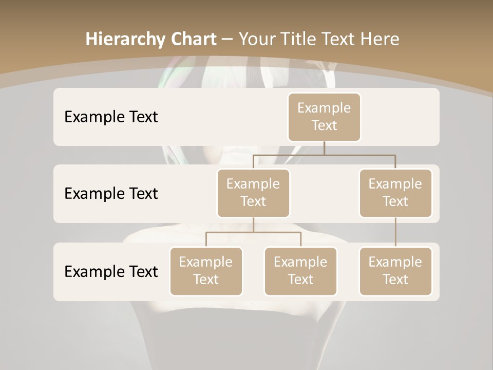 Body Aura Portrait PowerPoint Template