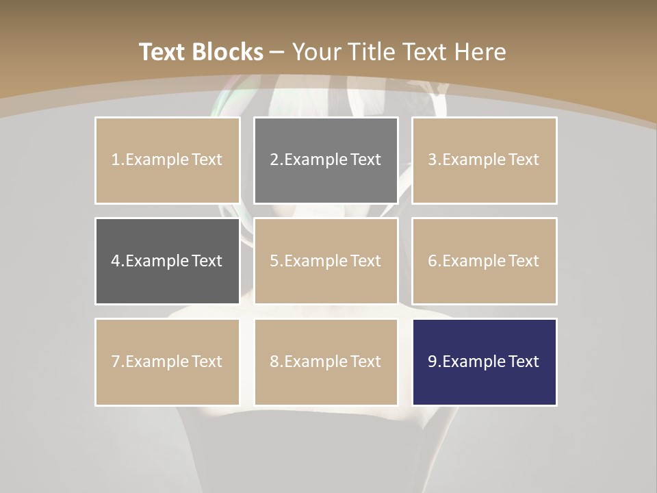 Body Aura Portrait PowerPoint Template