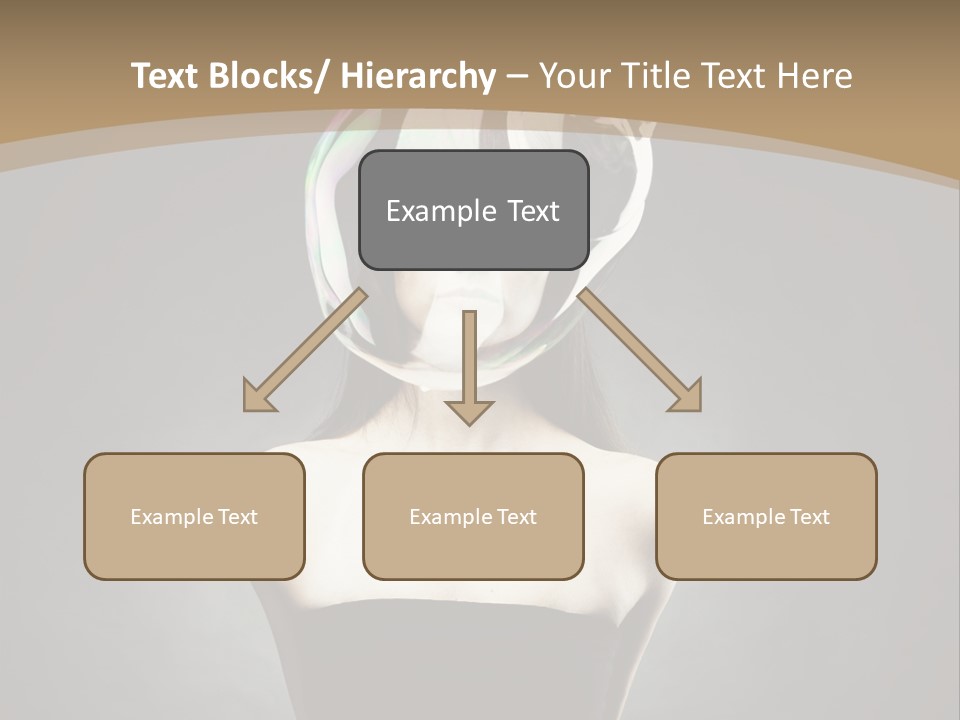 Body Aura Portrait PowerPoint Template