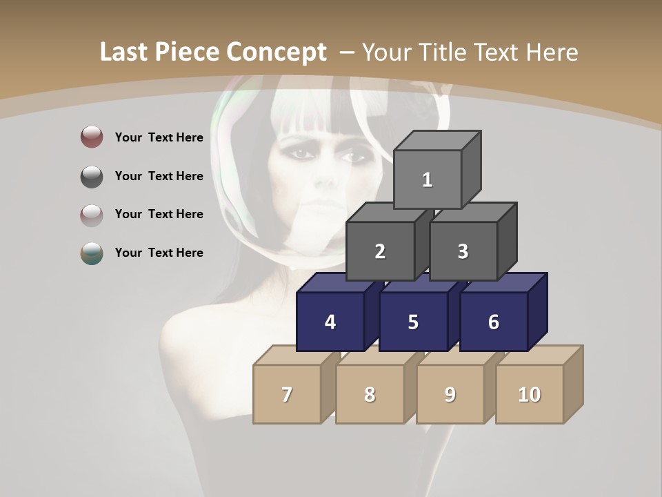 Body Aura Portrait PowerPoint Template