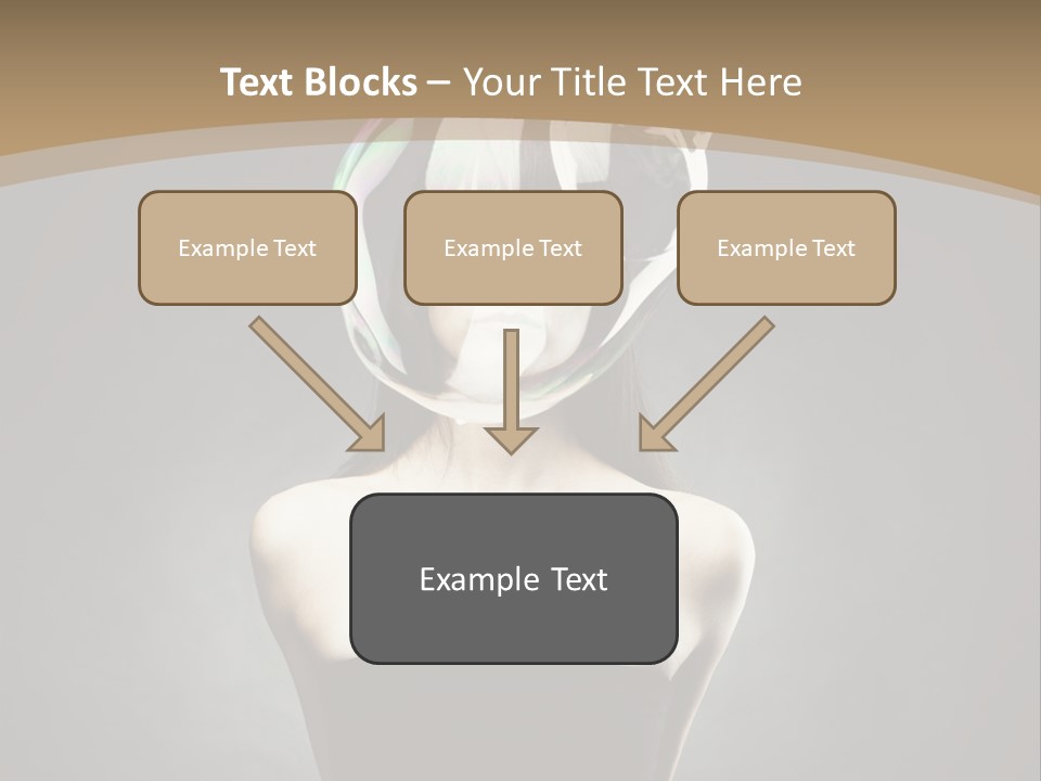 Body Aura Portrait PowerPoint Template