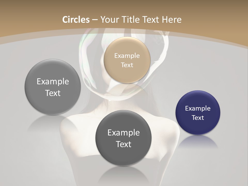 Body Aura Portrait PowerPoint Template