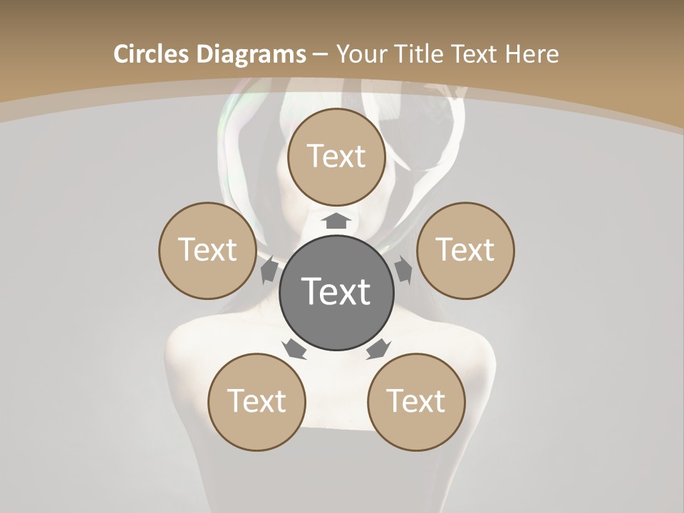 Body Aura Portrait PowerPoint Template