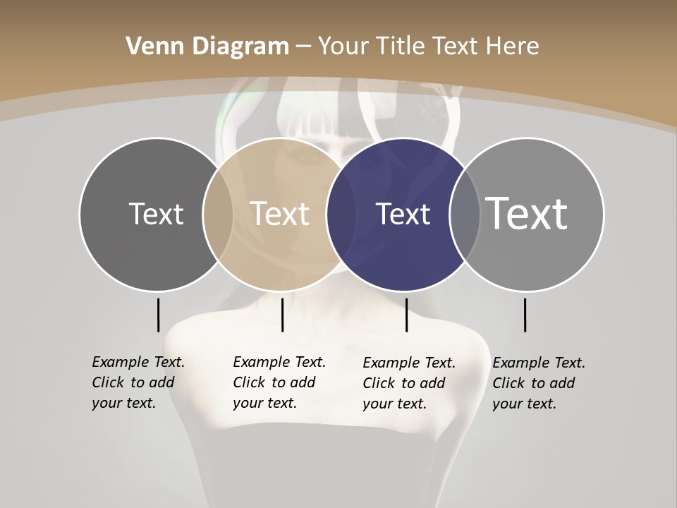 Body Aura Portrait PowerPoint Template