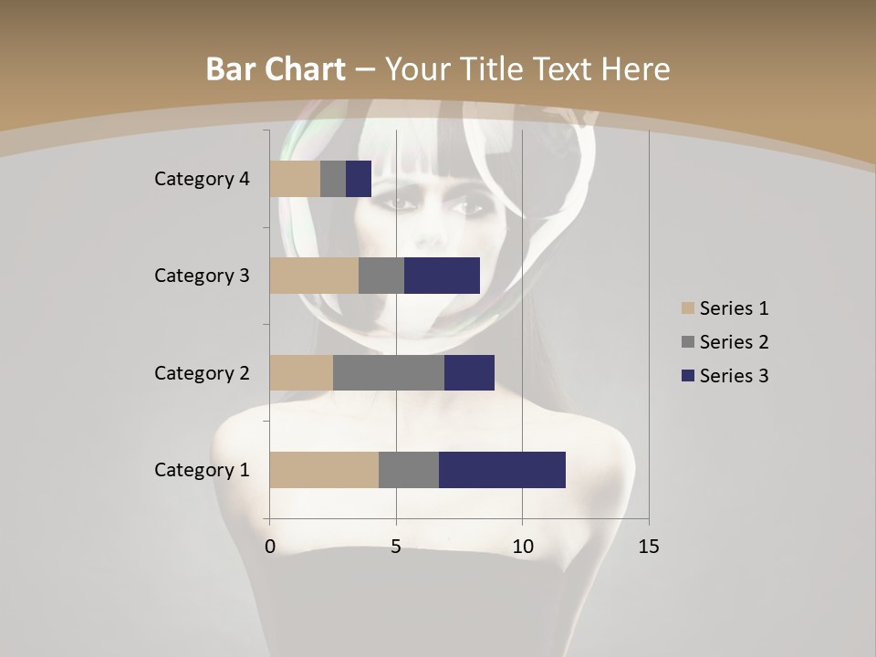 Body Aura Portrait PowerPoint Template