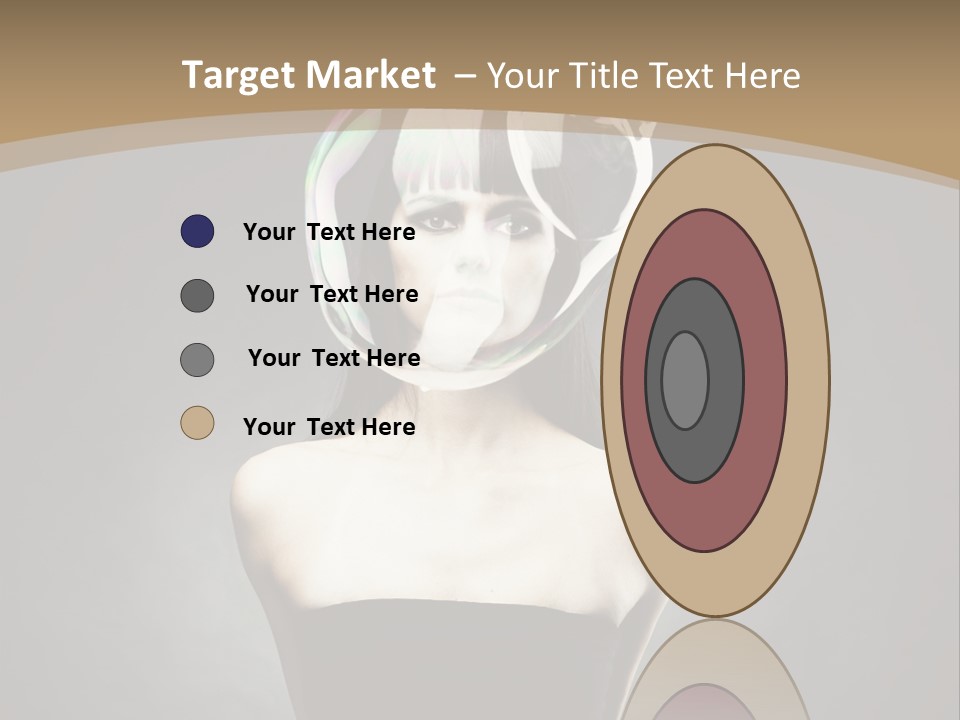 Body Aura Portrait PowerPoint Template