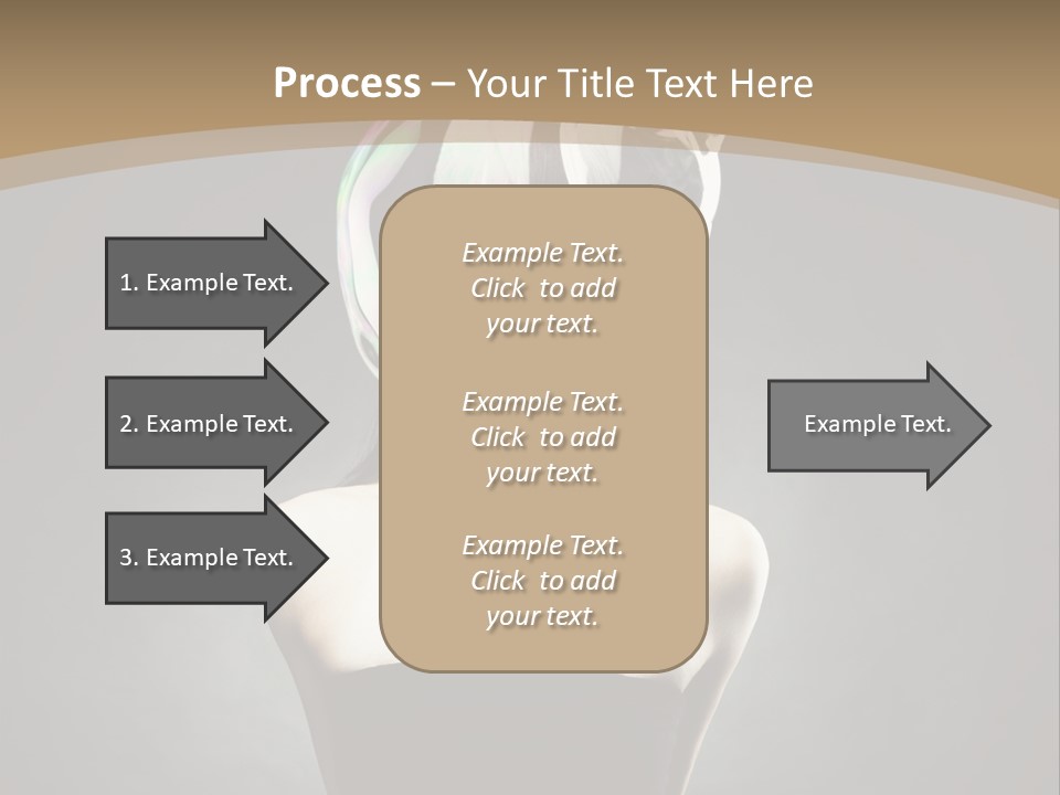 Body Aura Portrait PowerPoint Template