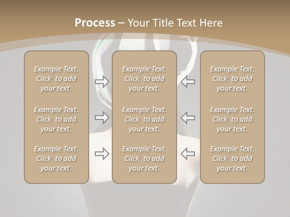 Body Aura Portrait PowerPoint Template
