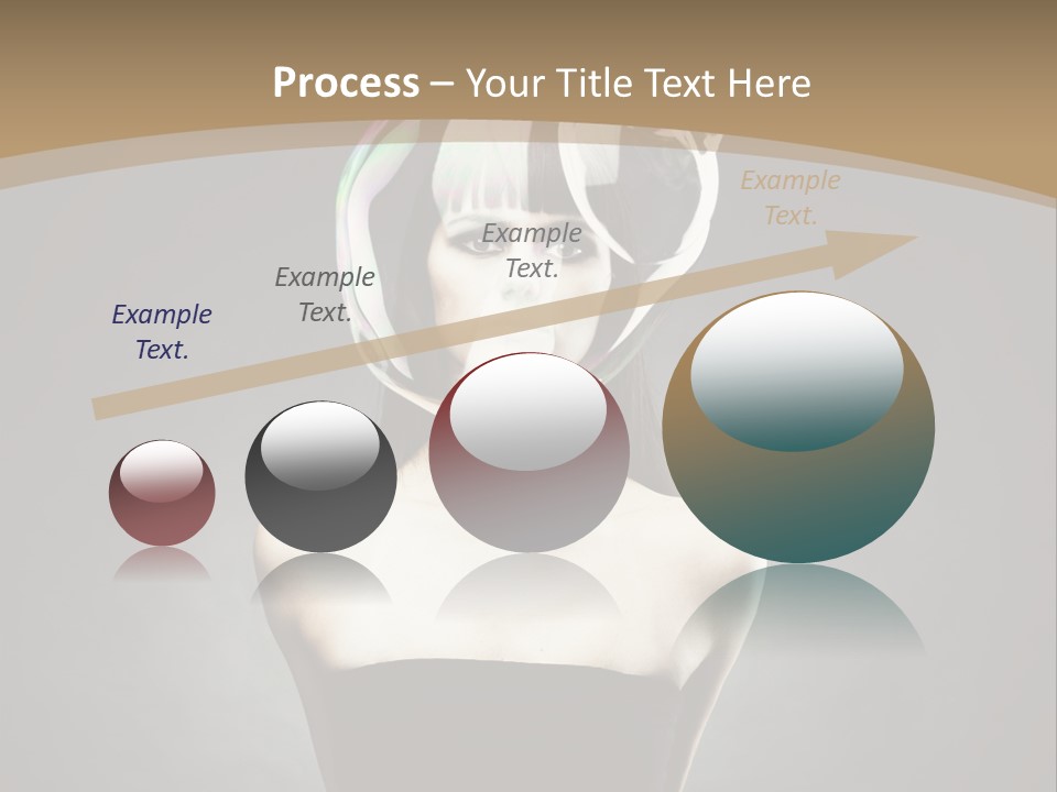 Body Aura Portrait PowerPoint Template