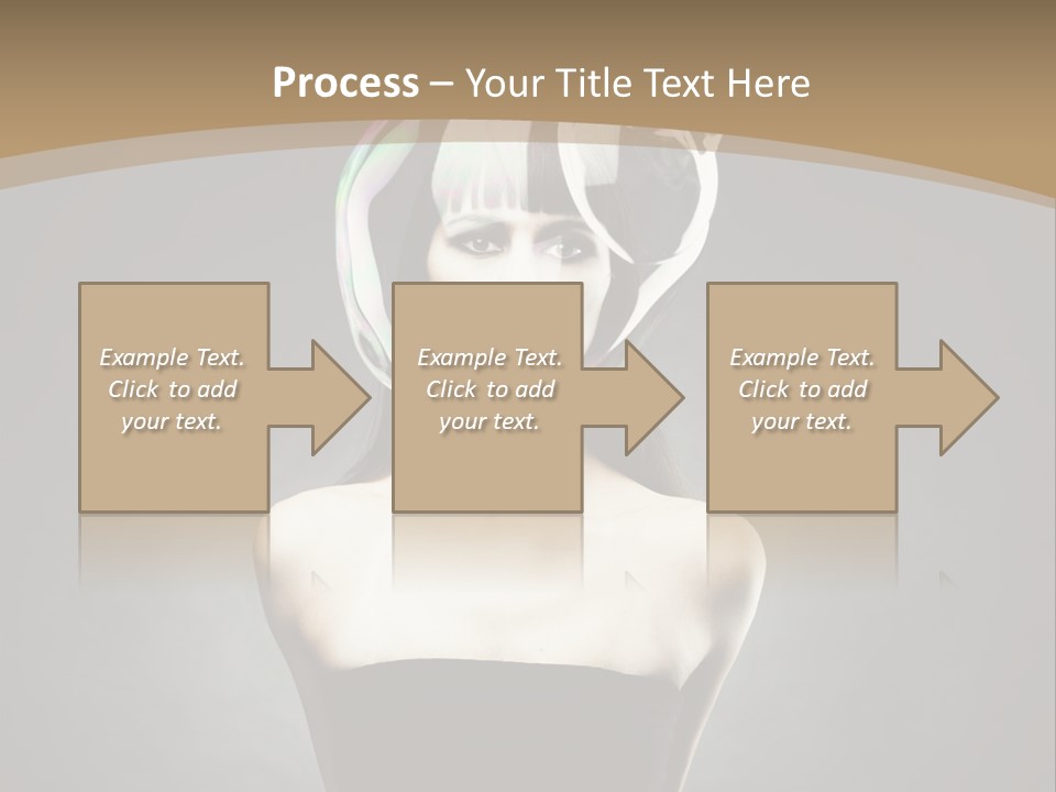 Body Aura Portrait PowerPoint Template