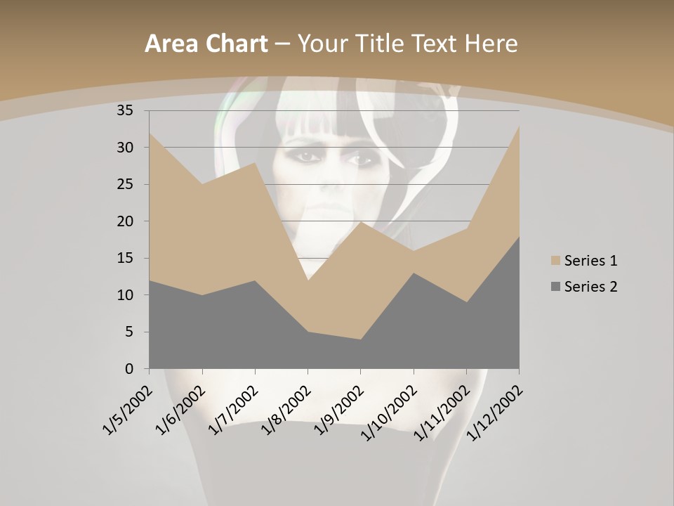 Body Aura Portrait PowerPoint Template